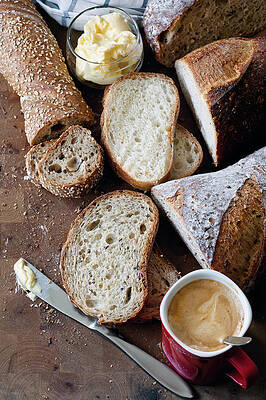 Wall Art - Photograph - Assorted Bread by A.y. Photography