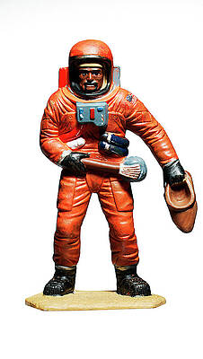 Wall Art - Drawing - Astronaut in Orange Suit by CSA Images