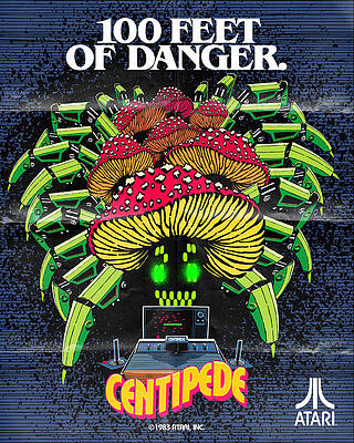 Wall Art - Digital Art - Atari X Centipede (Edition #31) by 50 Years of Atari NFT Collection by Butcher Billy