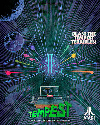 Wall Art - Digital Art - Atari X Tempest (Edition #1753) by 50 Years of Atari NFT Collection by Butcher Billy