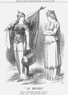 Wall Art - Drawing - Au Revoir, 1873. Artist Joseph Swain by Print Collector