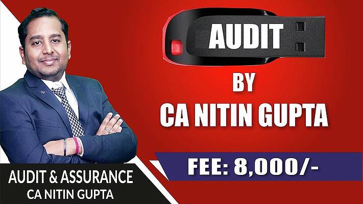 Audit Pendrive Classes For CA Inter by CA Nitin Gupta Sir by Way to Pinnacle