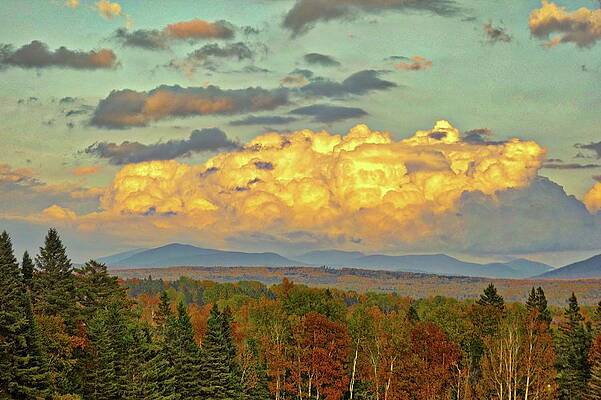 Autumn Clouds Over Maine by Russ Considine Autumn Clouds Over Maine by Russ Considine