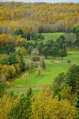 Wall Art - Photograph - Autumn Golfing by Susan Rydberg