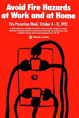 Wall Art - Painting - Avoid Fire Hazards At Work And At Home by National Institutes Of Health
