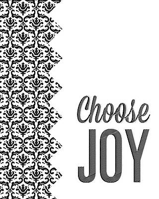 Wall Art - Digital Art - Be Simple Choose Joy II by Sd Graphics Studio