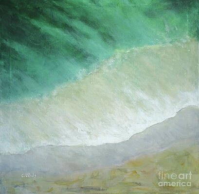 Beach From Above by Carolyn Jarvis Beach From Above by Carolyn Jarvis