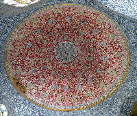 Wall Art - Photograph - Beautifully decorated dome of a kiosk   by Steve Estvanik