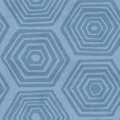 Wall Art - Painting - Bee Harmony Pattern Ive by Dina June