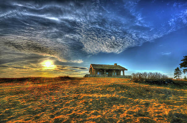 Beech Hill House Sunset by Jeff Cooper Beech Hill House Sunset by Jeff Cooper