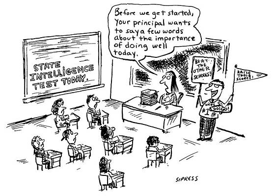 Wall Art - Drawing - Before We Get Started, Your Principal Wants To Say A Few by David Sipress