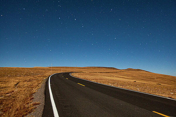 Big Dipper Over Trail Ridge Road by Al Hann Big Dipper Over Trail Ridge Road by Al Hann