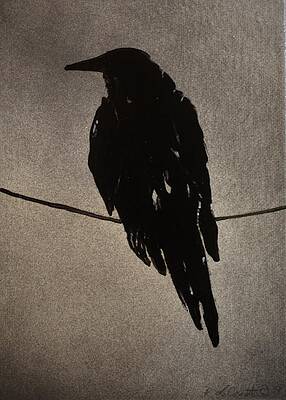 Blackbird on a Wire. by Ralph LeCompte Blackbird on a Wire. by Ralph LeCompte