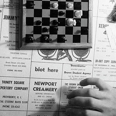 Wall Art - Photograph - Blot Here, aka Black's Move, 1972 by Jeremy Butler