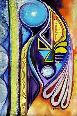 Prints Site From True African Art Com Abstract African Paintings