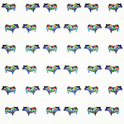 Blue Horses No.2-1 by Sandy Taylor Blue Horses No.2-1 by Sandy Taylor