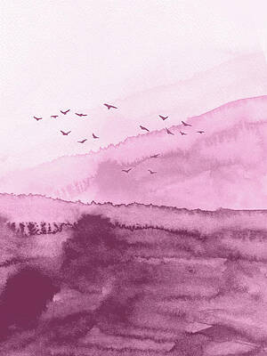 Abstract Bird Paintings Fine Art America