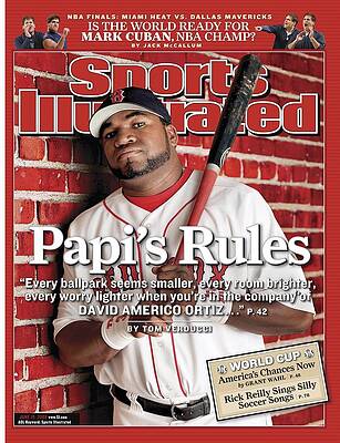 Wall Art - Photograph - Boston Red Sox David Ortiz Sports Illustrated Cover by Sports Illustrated