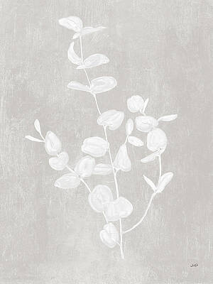 Wall Art - Mixed Media - Botanical Study II Neutral Crop by Julia Purinton
