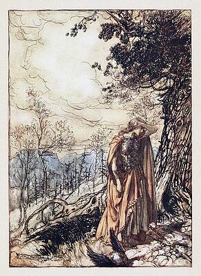 Brünnhilde Illustration Print by Heritage Images
