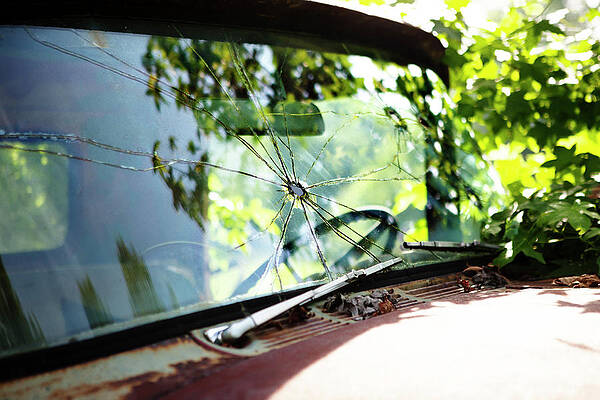 Wall Art - Photograph - Broken Windshield by Cavan Images
