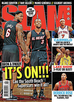 D. Wade: Miami Nice SLAM Cover Wood Print by Jeffrey Salter - SLAM Cover  Store