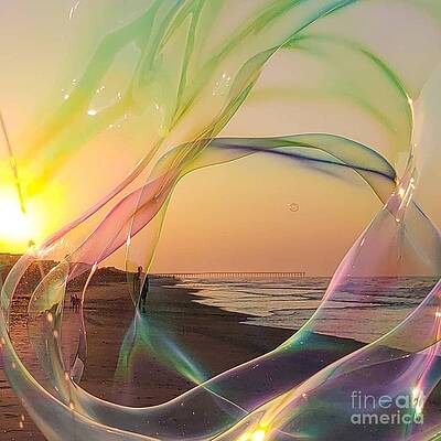 Bubbles on the beach by Anita Adams Bubbles on the beach by Anita Adams