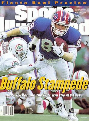 Wall Art - Photograph - Buffalo Bills Steve Tasker... Sports Illustrated Cover by Sports Illustrated