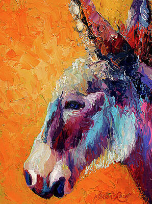 Wall Art - Painting - Burro II 1 by Marion Rose