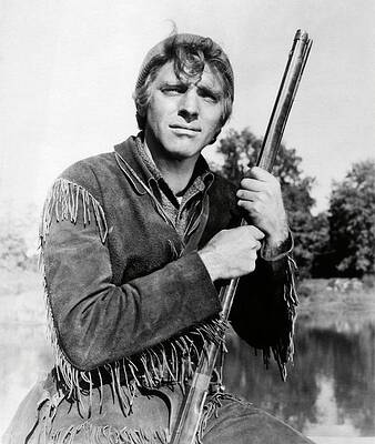Wall Art - Photograph - BURT LANCASTER in THE KENTUCKIAN -1955-. by Album