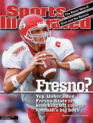 Wall Art - Photograph - California State University Fresno Qb David Carr Sports Illustrated Cover by Sports Illustrated