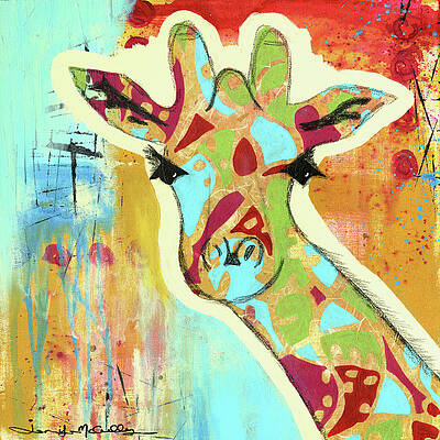 Giraffe Paintings (Page #2 of 35) | Fine Art America