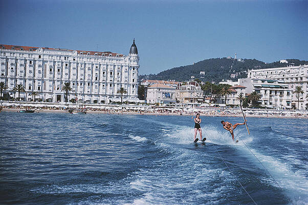 Wall Art - Photograph - Cannes Watersports by Slim Aarons
