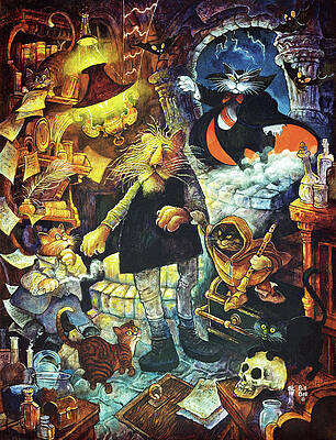 Wall Art - Painting - Catula's Castle by Bill Bell