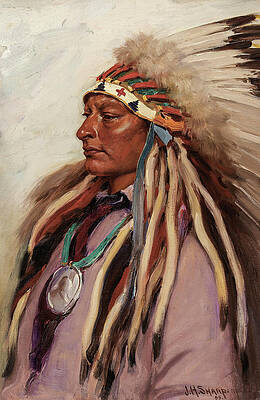 Indian Chief Paintings Fine Art America