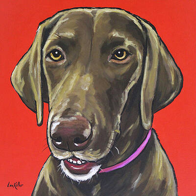 Chocolate Lab Paintings Fine Art America