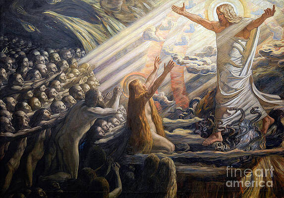 Remastered Art The Resurrection of Jesus by Nicolas Bertin 20190928 Art  Print