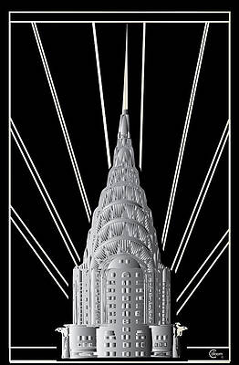 Chrysler Building Drawings Fine Art America