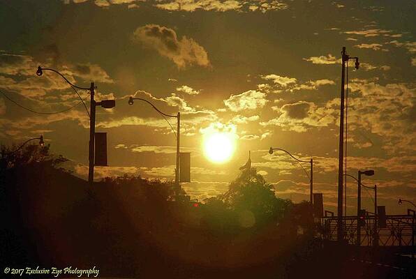 Wall Art - Photograph - City View Horizon by Ee Photography