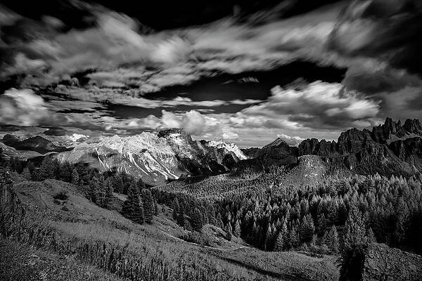 Wall Art - Photograph - Cloud Movement in the Dolomites II by Jon Glaser