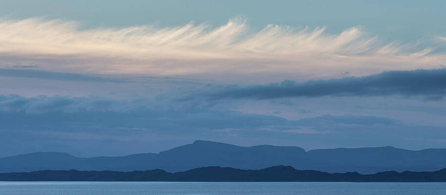 Wall Art - Photograph - Cloud Patterns Over Isle Of Skye From Applecross, Wester by Scotland: The Big Picture / Naturepl.com