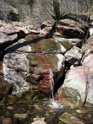 Colorful Short Waterfall in Williams Canyon by Julia L Wright Colorful Short Waterfall in Williams Canyon by Julia L Wright