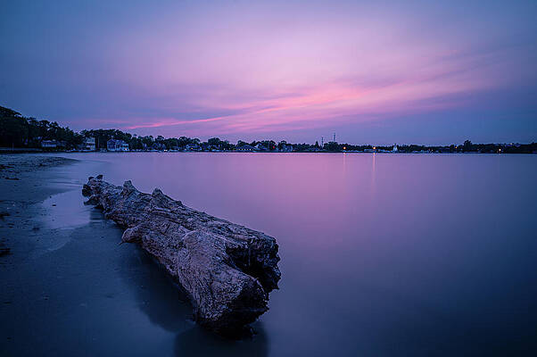Colorful skies over the river by Matt Baron Colorful skies over the river by Matt Baron