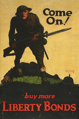 Wall Art - Painting - Come On! Buy More Liberty Bonds by Walter Whitehead