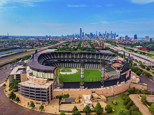 Comiskey Park - Chicago White Sox by Bobby King Comiskey Park - Chicago White Sox by Bobby King