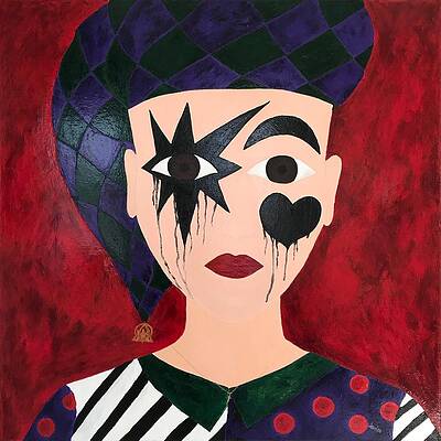 Sad Clown Art Fine Art America