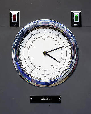 Wall Art - Photograph - Control Your Ups and Downs -- Control Rod Indicator at EBR-1 in Arco, Idaho by Darin Volpe