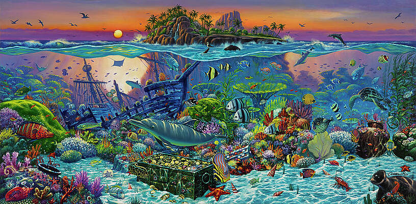 Coral Reef Paintings Fine Art America
