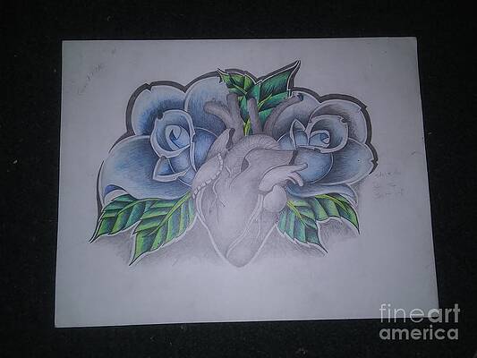 Wall Art - Drawing - Creative Hearts by Annisha Bennett