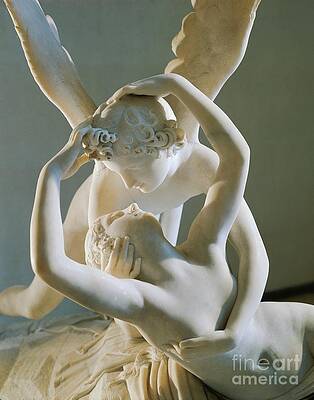 Cupid And Psyche By Antonio Canova, Marble by Antonio Canova Cupid And Psyche By Antonio Canova, Marble by Antonio Canova